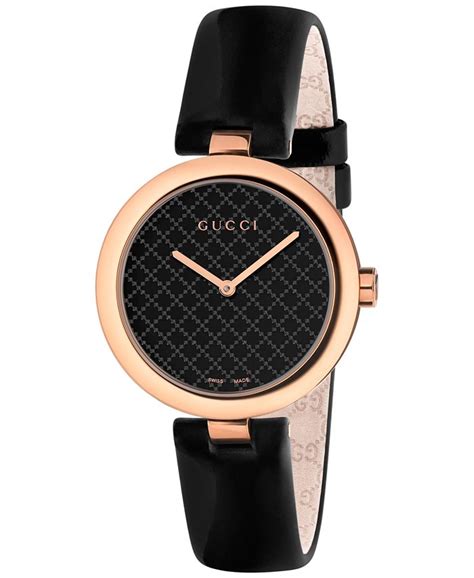 gucci black faced diamond watch|Women's Luxury Watches .